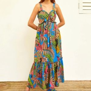 Totally Tuiuiu Farm Rio halter maxi dress
